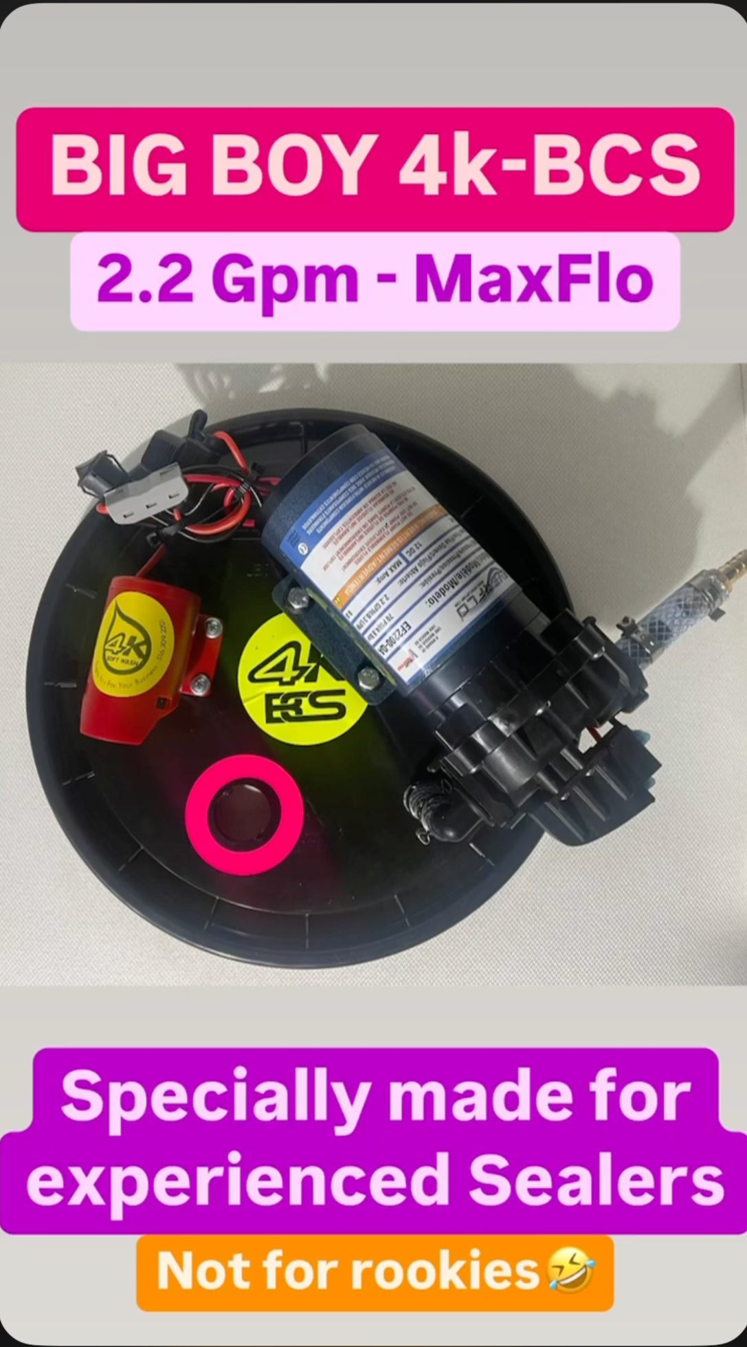 4K BCS (Bucket Cover Sprayer)